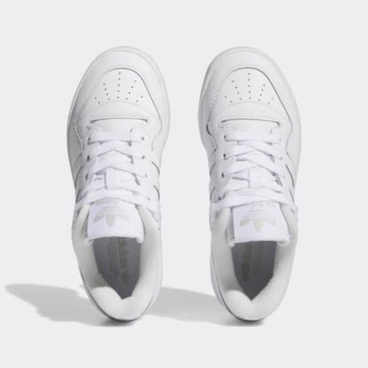 Big Kids' Adidas Rivalry Low "Cloud White Grey"