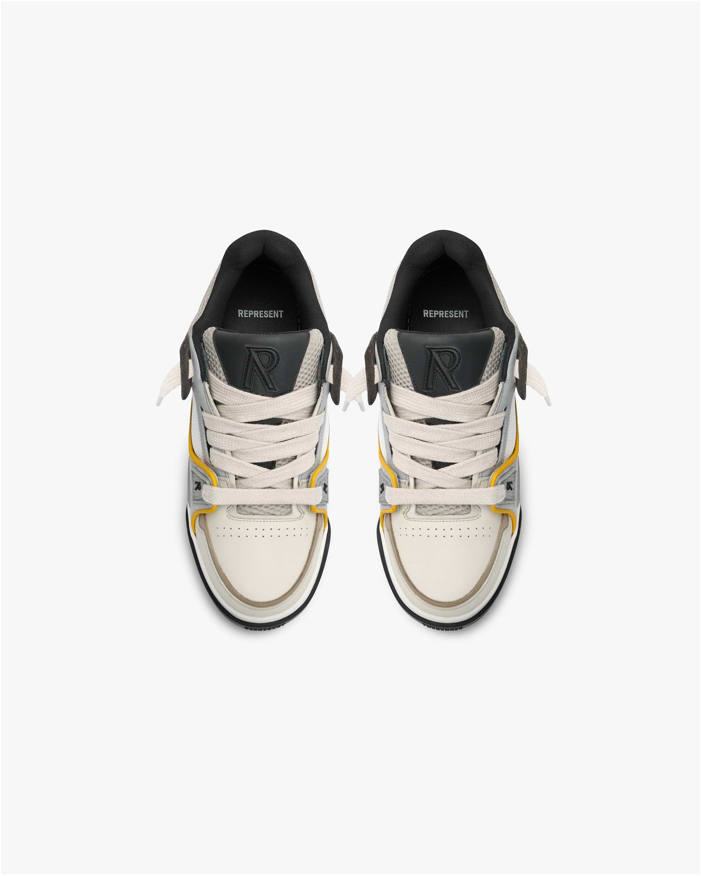 Represent Studio Sneaker Suede Mix Beige Yellow