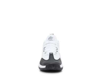 Big Kids' Under Armour Curry 3Z 25 Suede "White/Black" (Unisex)