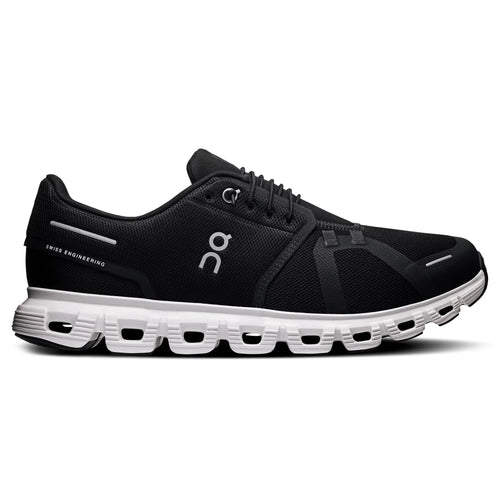 On Running Cloud 6 Black White (W)